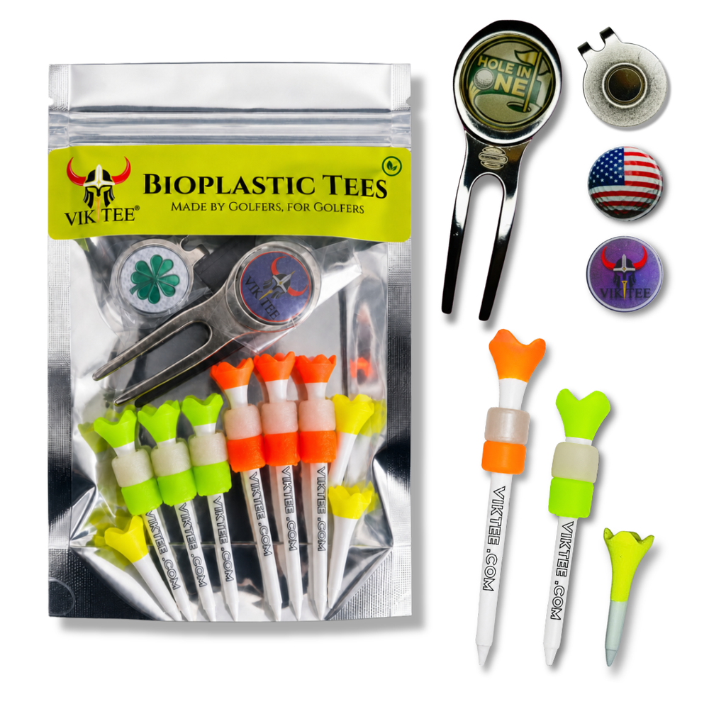 VIKTEE Premium Golf Tee & Divot Repair Kit